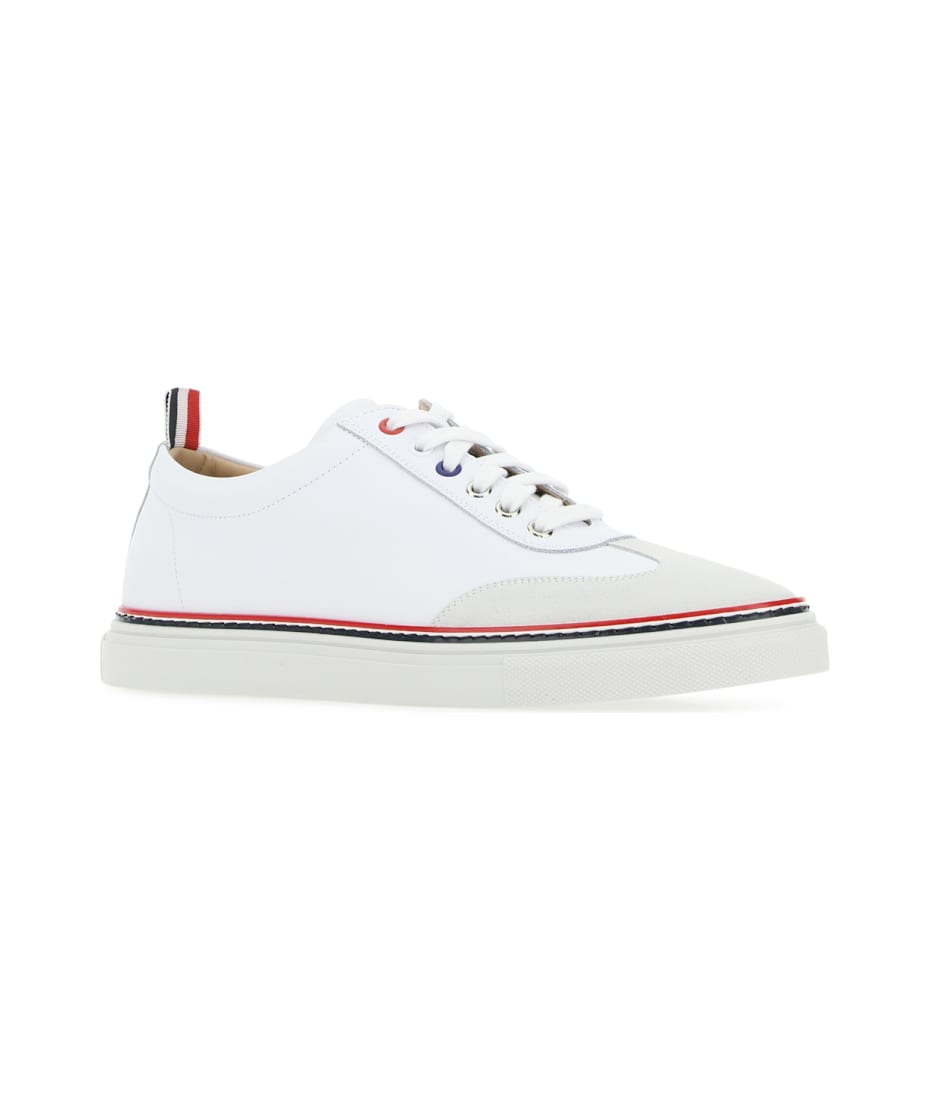 スニーカー Thom Browne Lo-Top Trainer On Rwb Cupsole In Rubberi Thom Browne Lo-top Trainer On Rwb Cupsole In Rubberi