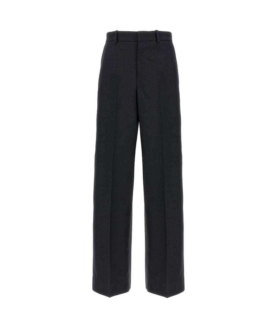 パンツ GUCCI Logo embroidery Wool pants Gucci Logo Embroidery Wool Pants | italist