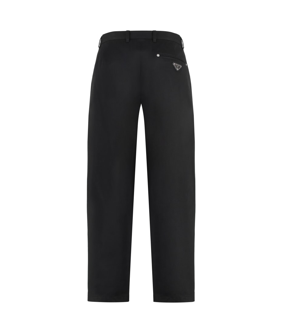 パンツ PRADA COTTON TWILL TROUSERS Prada Cotton Trousers | italist