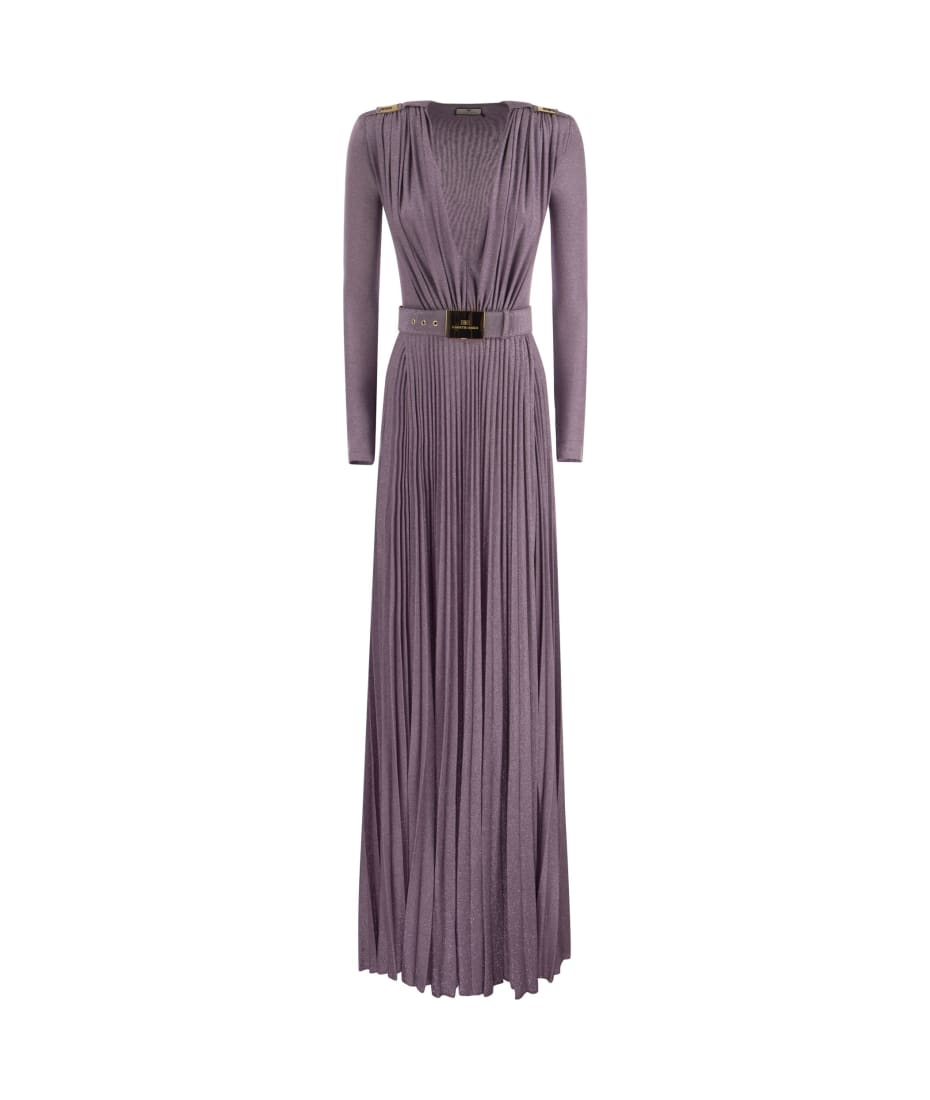 Elisabetta Franchi Red Carpet Dress In Lurex Jersey | italist, ALWAYS LIKE  A SALE