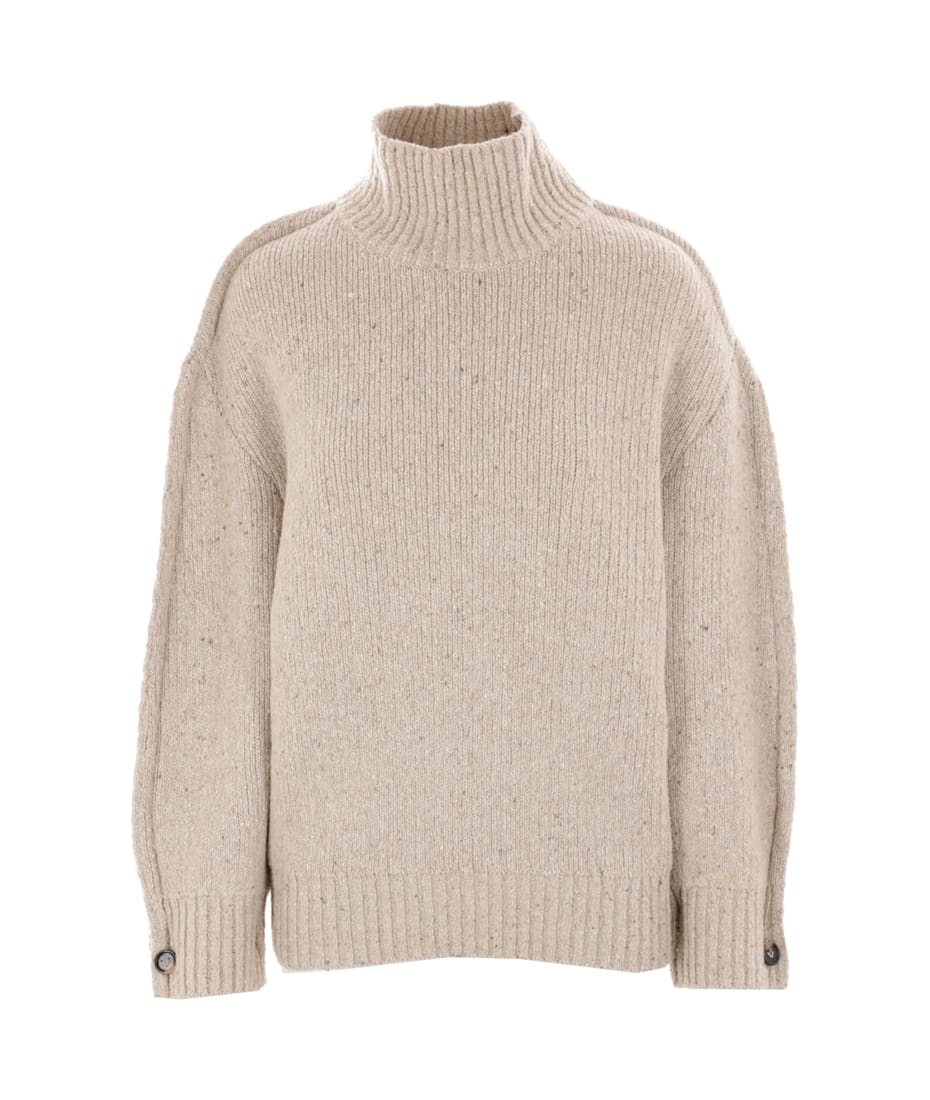 Bottega Veneta High Neck Ribbed Jumper | italist