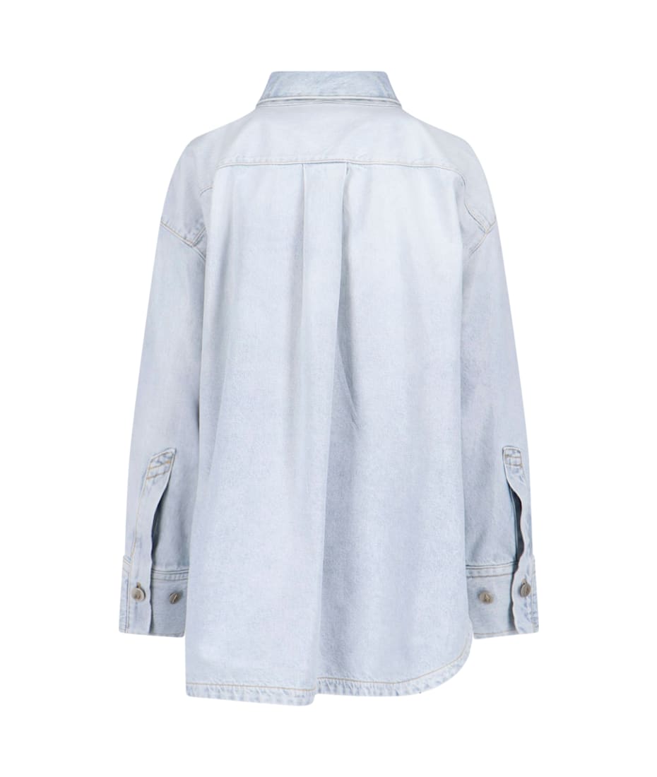 ジャケット The Attico LOGO SHIRT DIANA JACKET The Attico 'diana' Shirt Jacket | italist