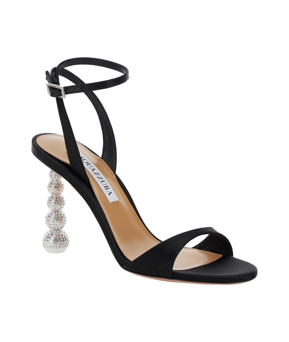 シューズ・サンダルその他 AQUAZZURA Woman Heeled sandals Black TWIHIGS1SUE 000 Aquazzura Outlet: Heeled sandals woman - Black | Aquazzura
