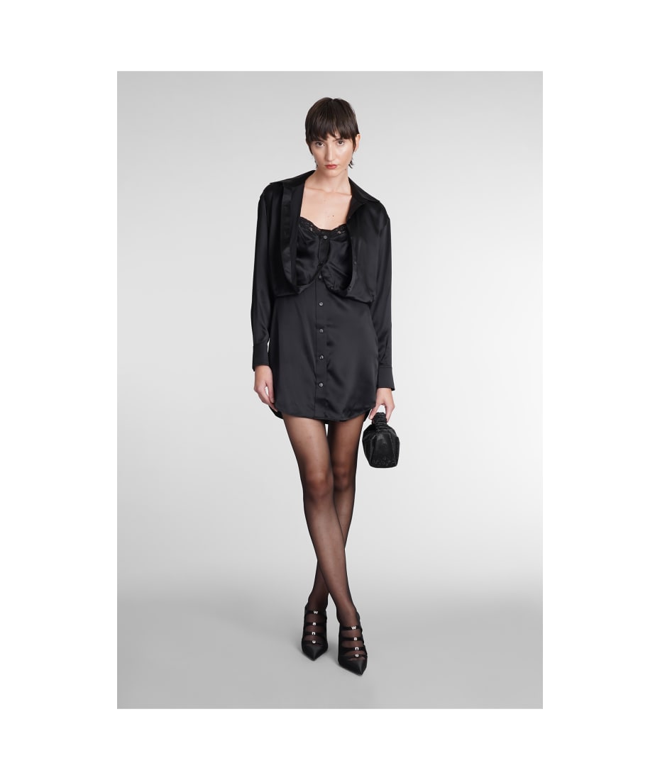ワンピース T by Alexander Wang LAYERED CHEMISIER DRESS T BY ALEXANDER WANG Layered Shirt Dress Size XL NWOT | eBay