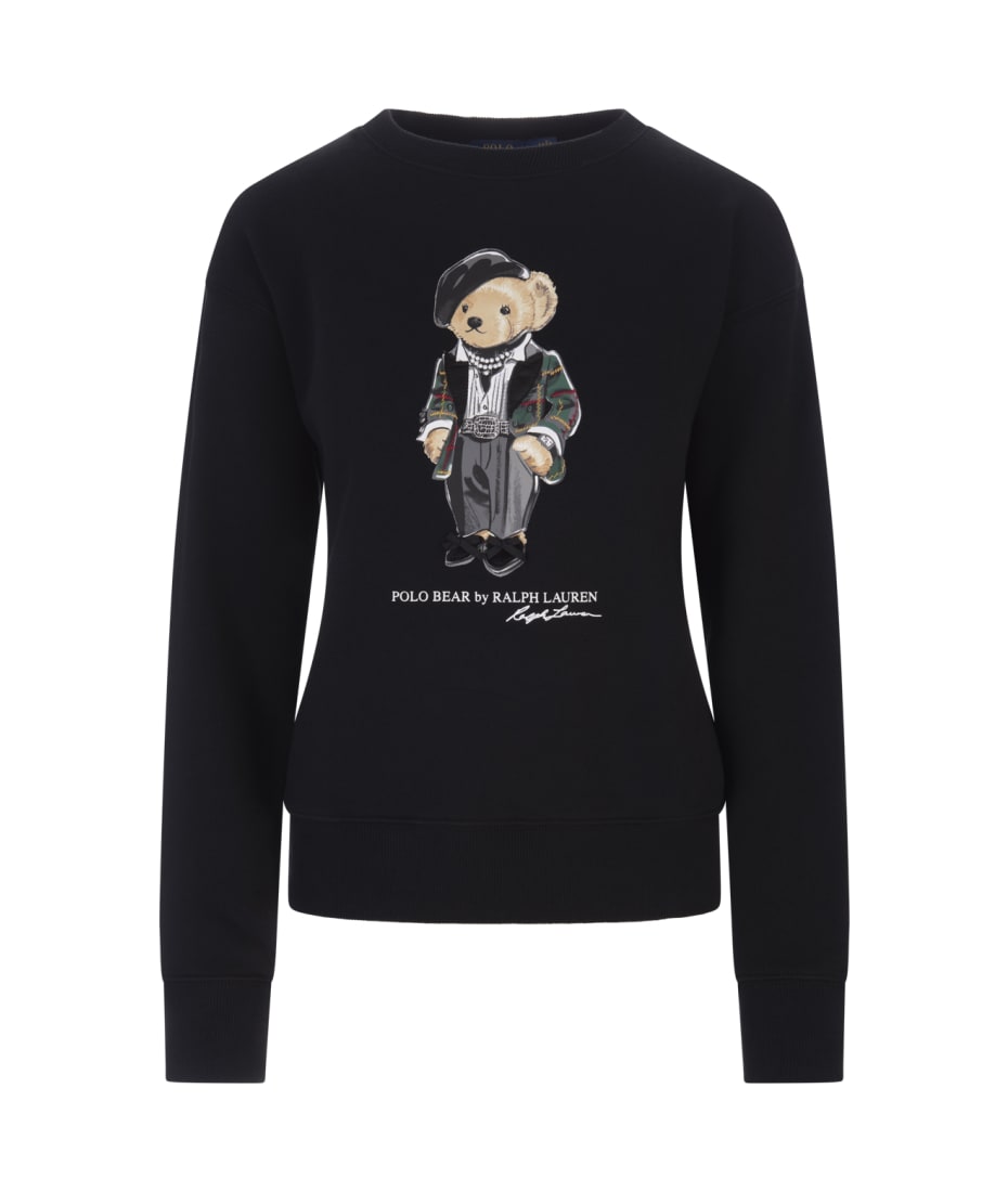 Ralph Lauren Black Tuxedo Polo Bear Sweatshirt | italist, ALWAYS LIKE A SALE