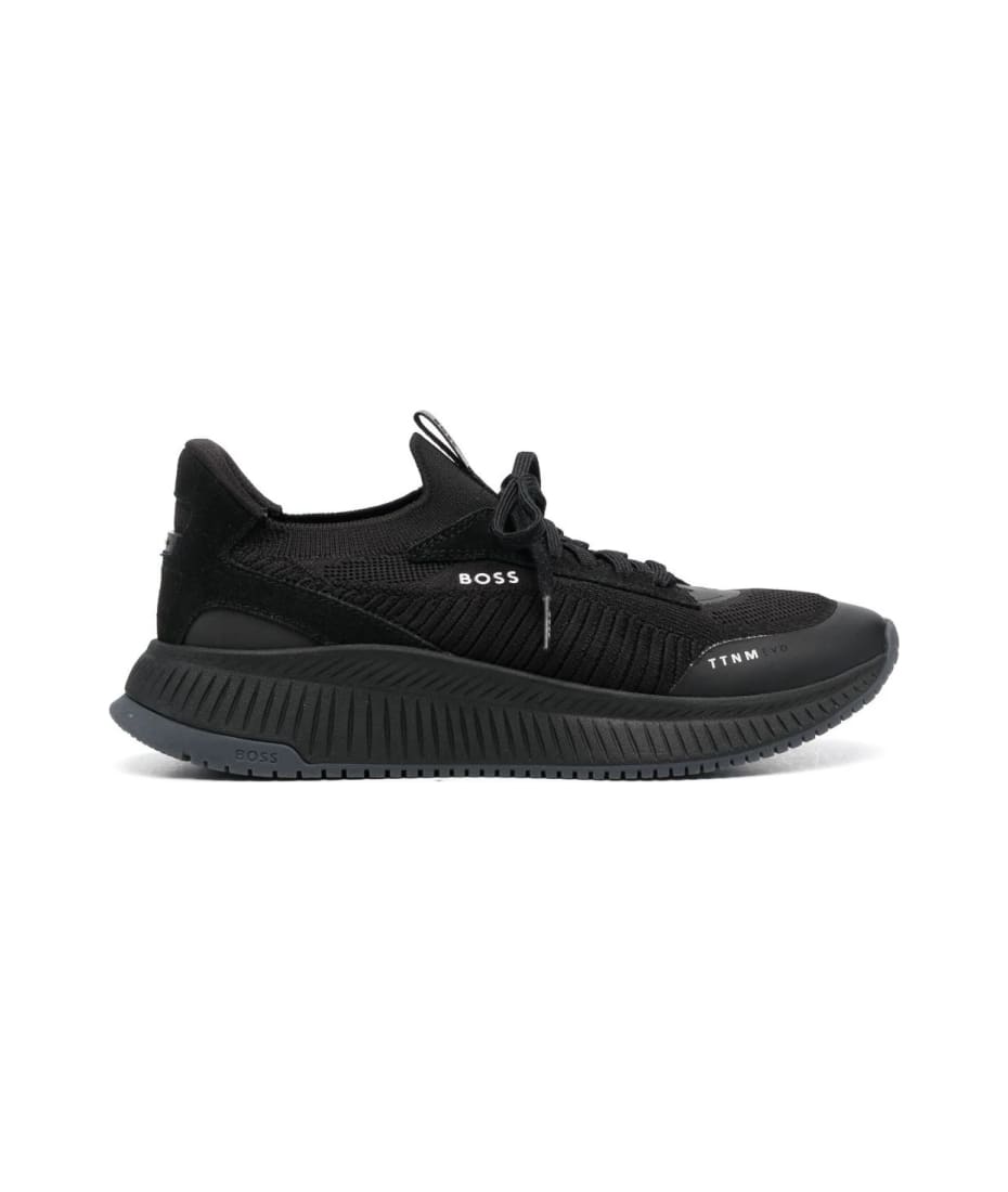 スニーカー BOSS SOCK TRAINERS WITH KNITTED UPPER AND FISHBONE SOLE Boss | Fishbone Sock Trainers | Sock Trainers | USC