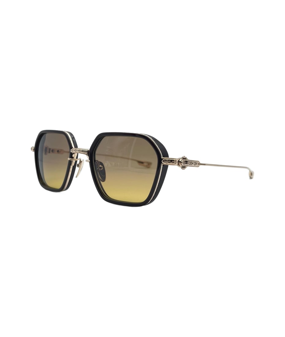 Shops chrome hearts sunglasses gold