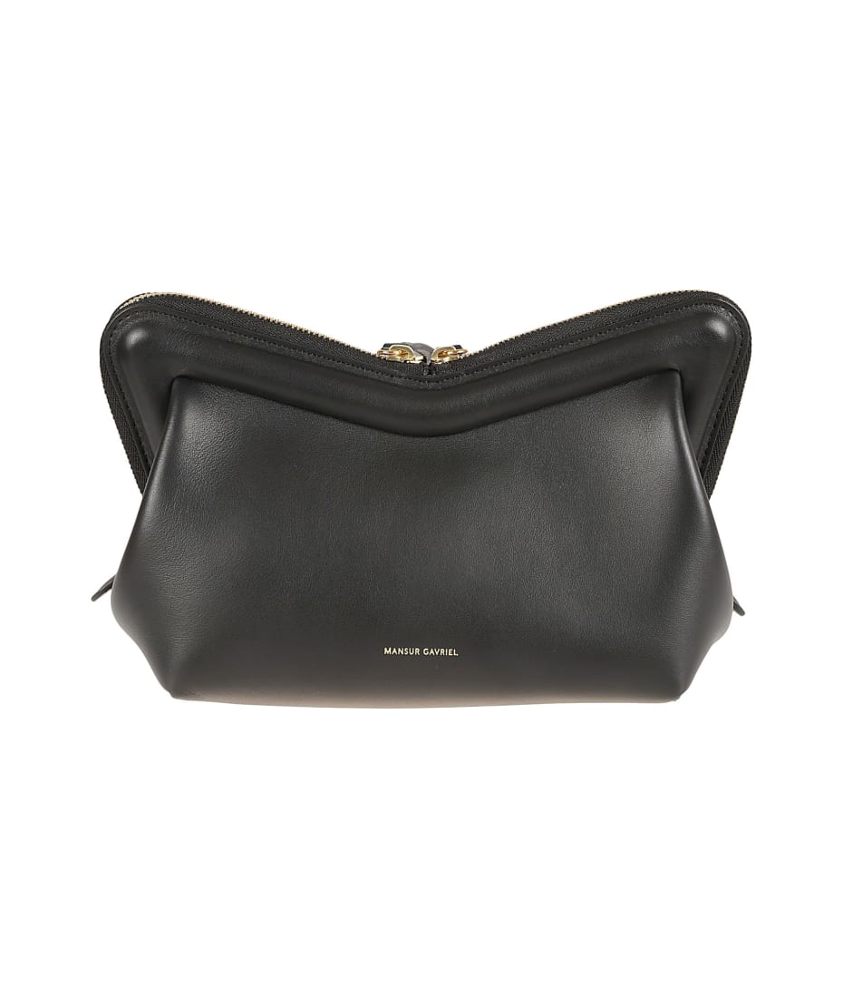 Mansur Gavriel Mini Bloom Bag - Black/Flamma