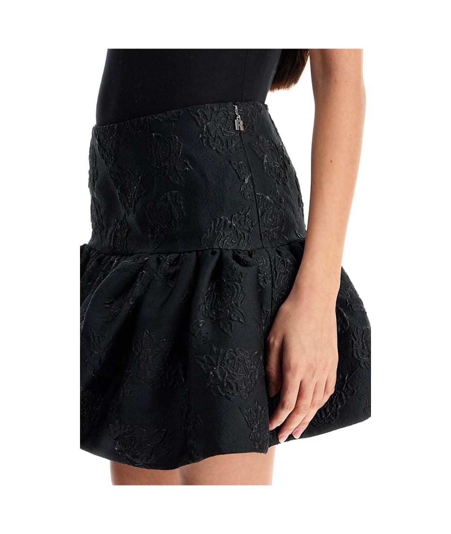 ミニスカート Rotate Birger Christensen Mini Jacquard Skirt ROTATE BIRGER CHRISTENSEN Jacquard Mini Skirt | Black | FARFETCH