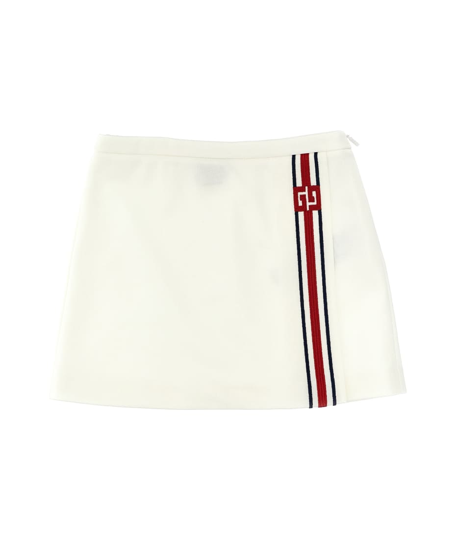 Gucci Gg Skirt - White