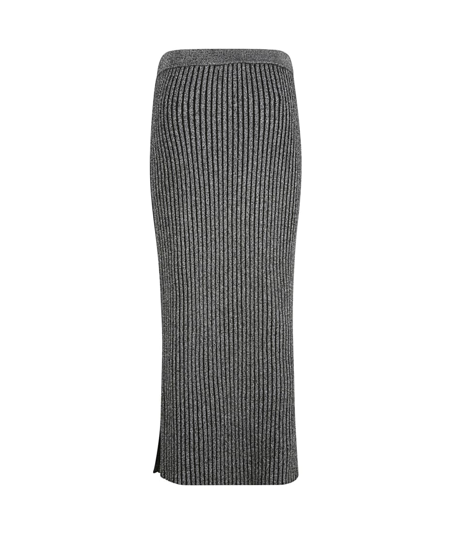 Tory Burch Lurex Stripe Knit Skirt | italist