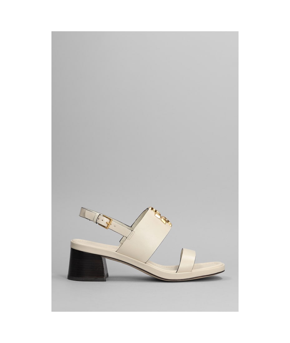 Tory Burch Sandals In Beige Leather | italist