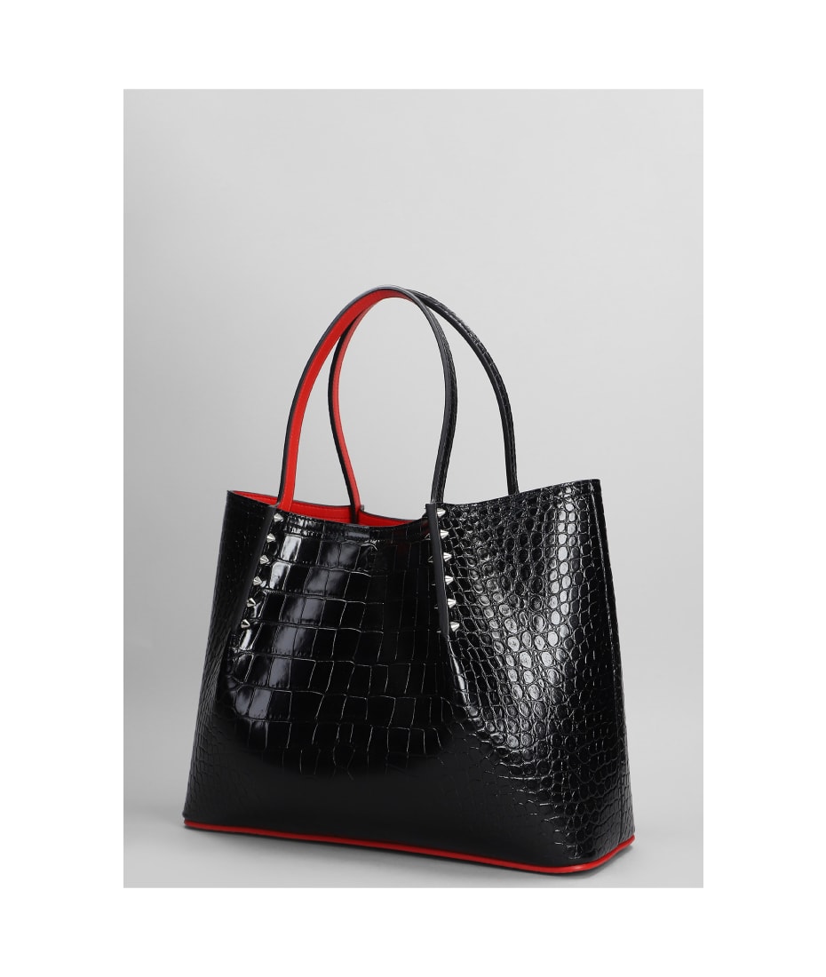 Christian Louboutin Cabarock Tote In Black Leather | italist