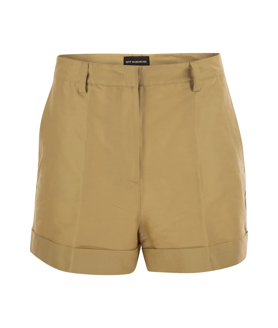 ボトムスその他 MVP WARDROBE Cotton and silk bermuda shorts MVP Wardrobe Cotton And Silk Bermuda Shorts | italist