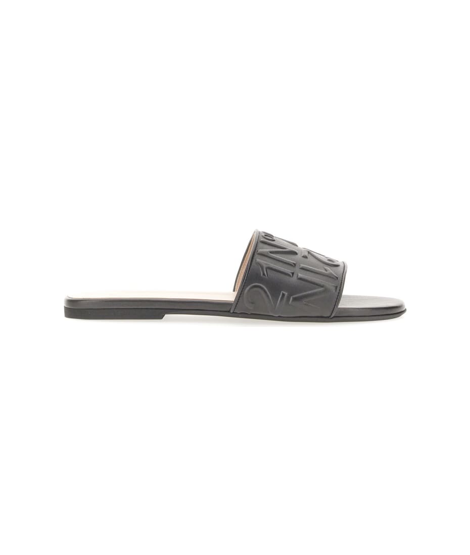 サンダル N 21 Rubber Slide With Logo N.21 Slide Sandal With Logo | italist
