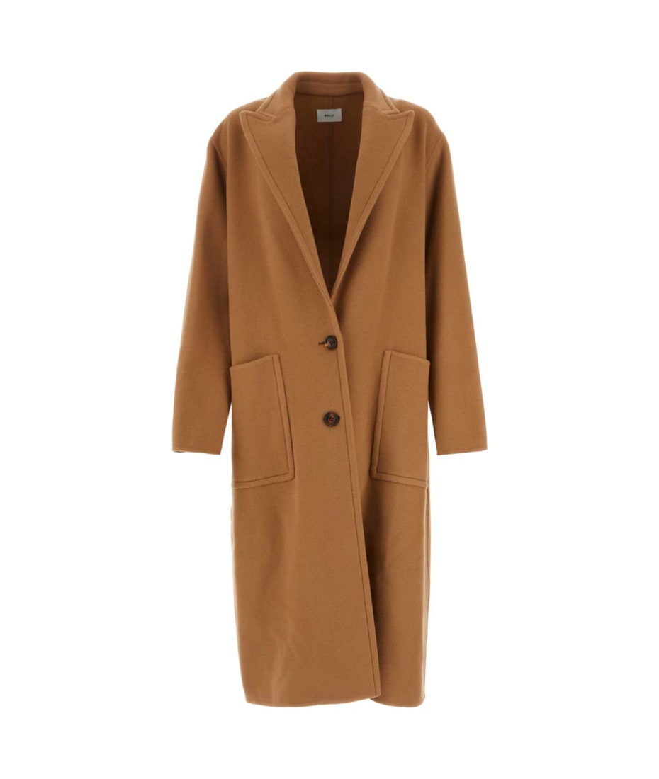 【関税&送料込】Bally Camel Wool Blend Coat Bally Wool Blend Coat | italist