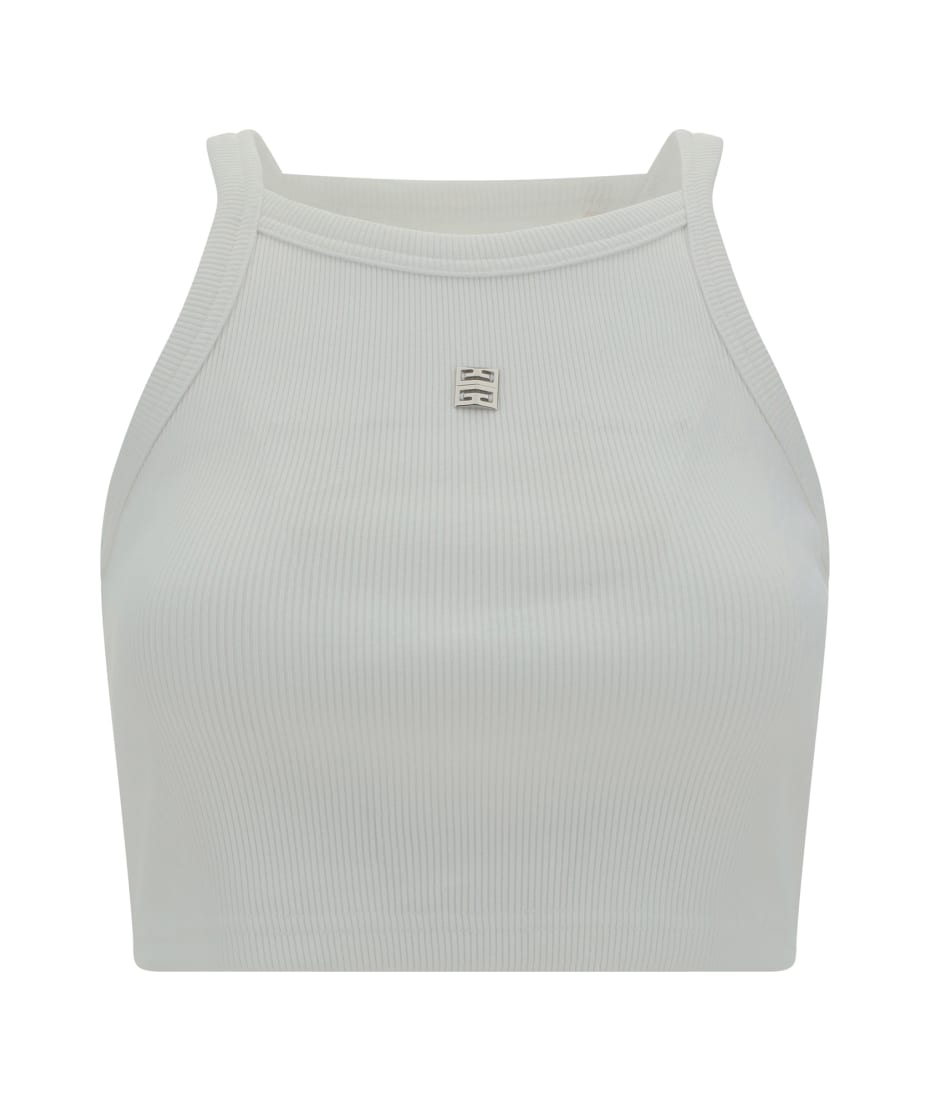 Givenchy 4g Plaque Cropped Tank Top