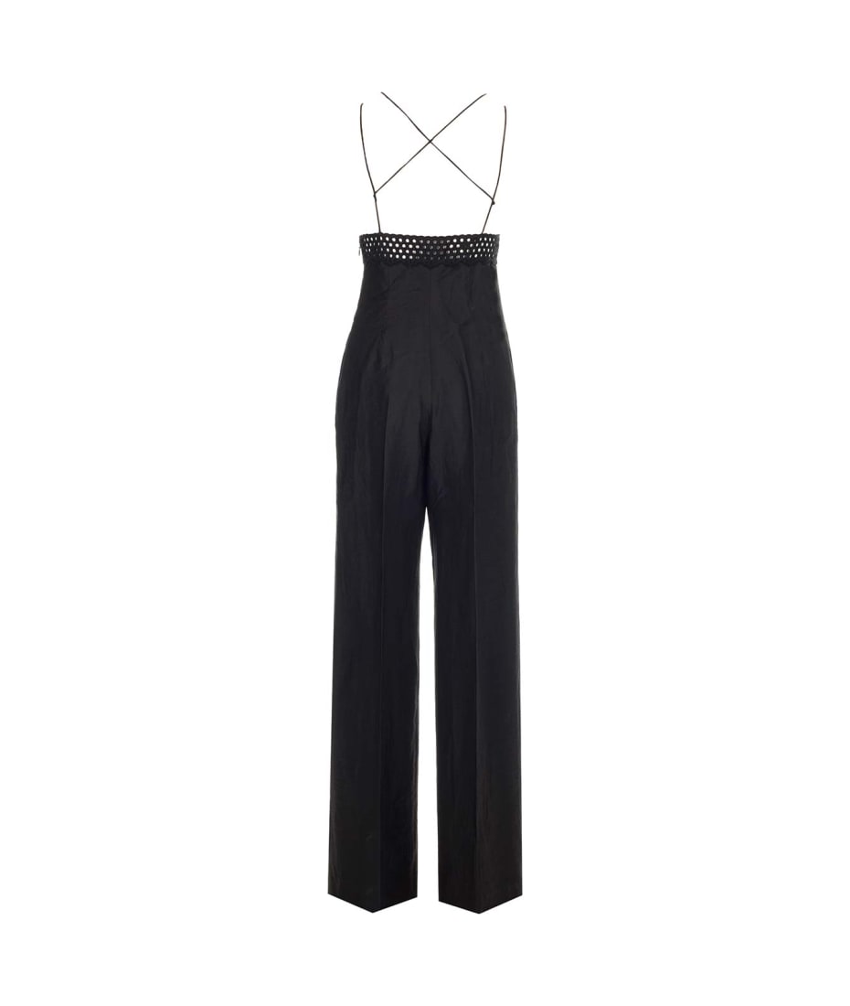 Stella McCartney Black Jumpsuit With Sangallo Bustier ジャンプ