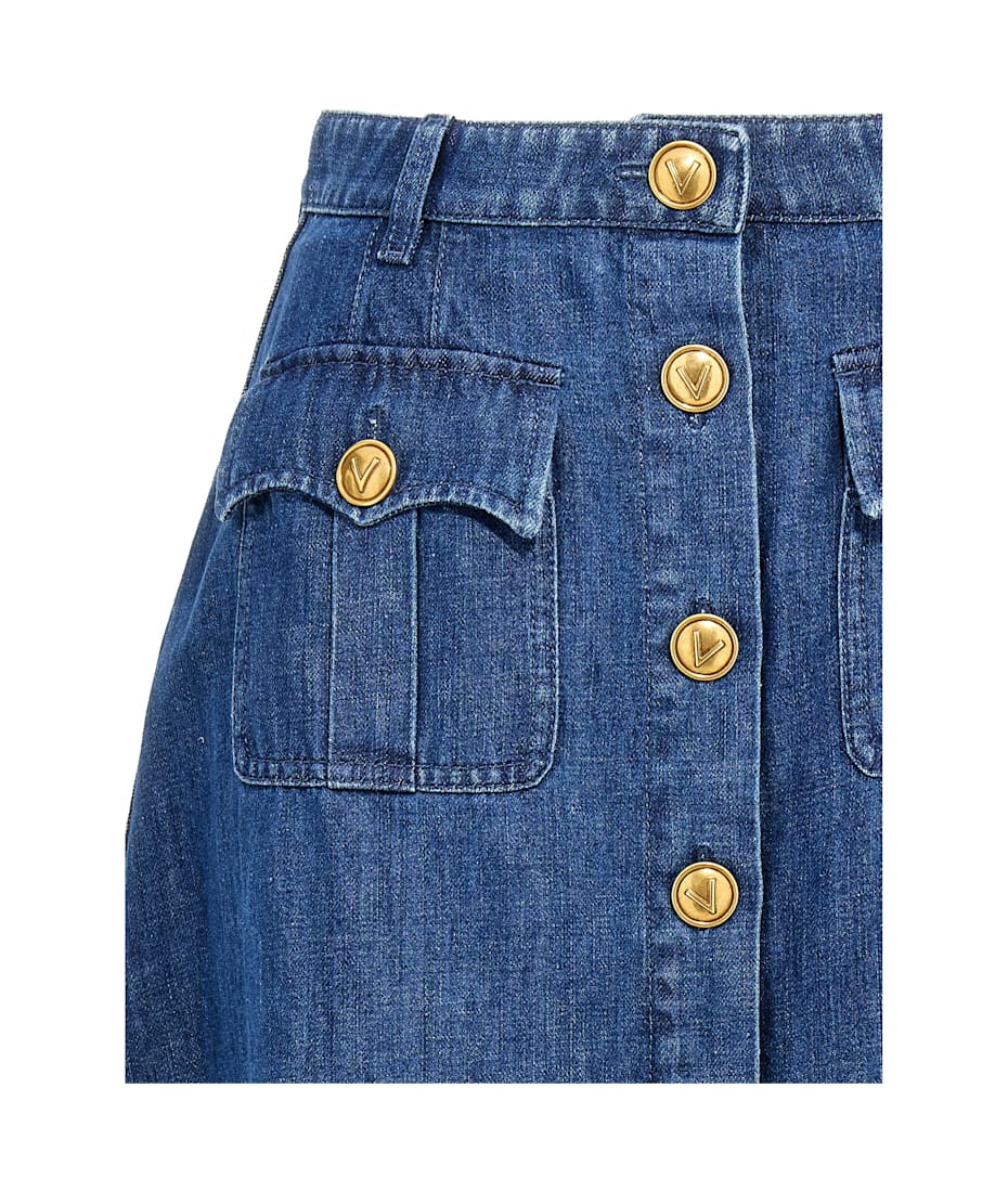 Valentino Garavani Denim Skirt | italist