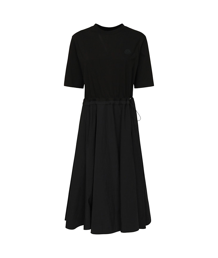 【MONCLER】PLEATED COTTON MIDI DRESS プリーツ ドレス Aライン Moncler Pleated Midi Dress | italist