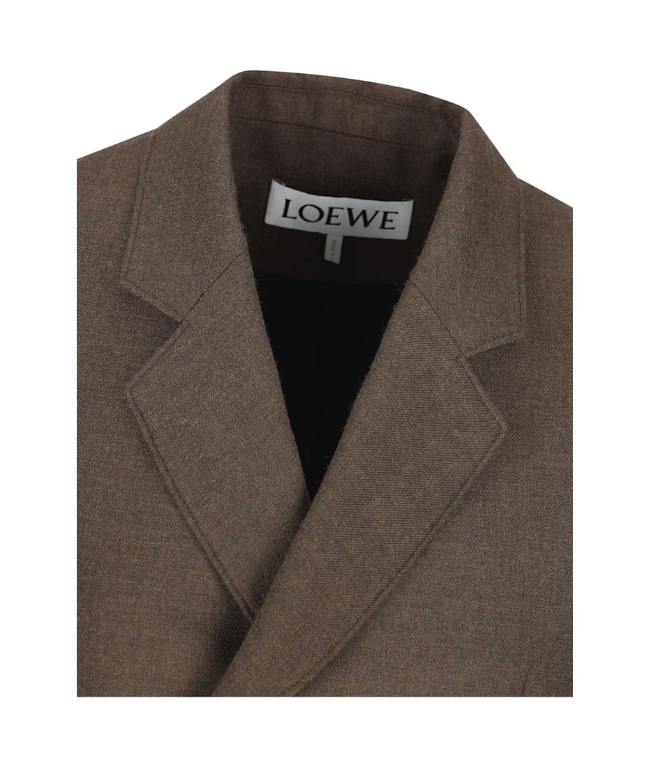 【関税込み】LOEWE Melange twill blazer Loewe Mèlange Twill Blazer | italist