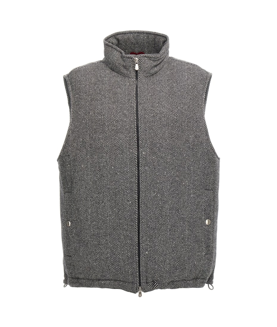 【関税＆送料込み】Brunello Cucinelli Buttoned Chevron Vest Brunello cucinelli Buttoned chevron vest available on julian