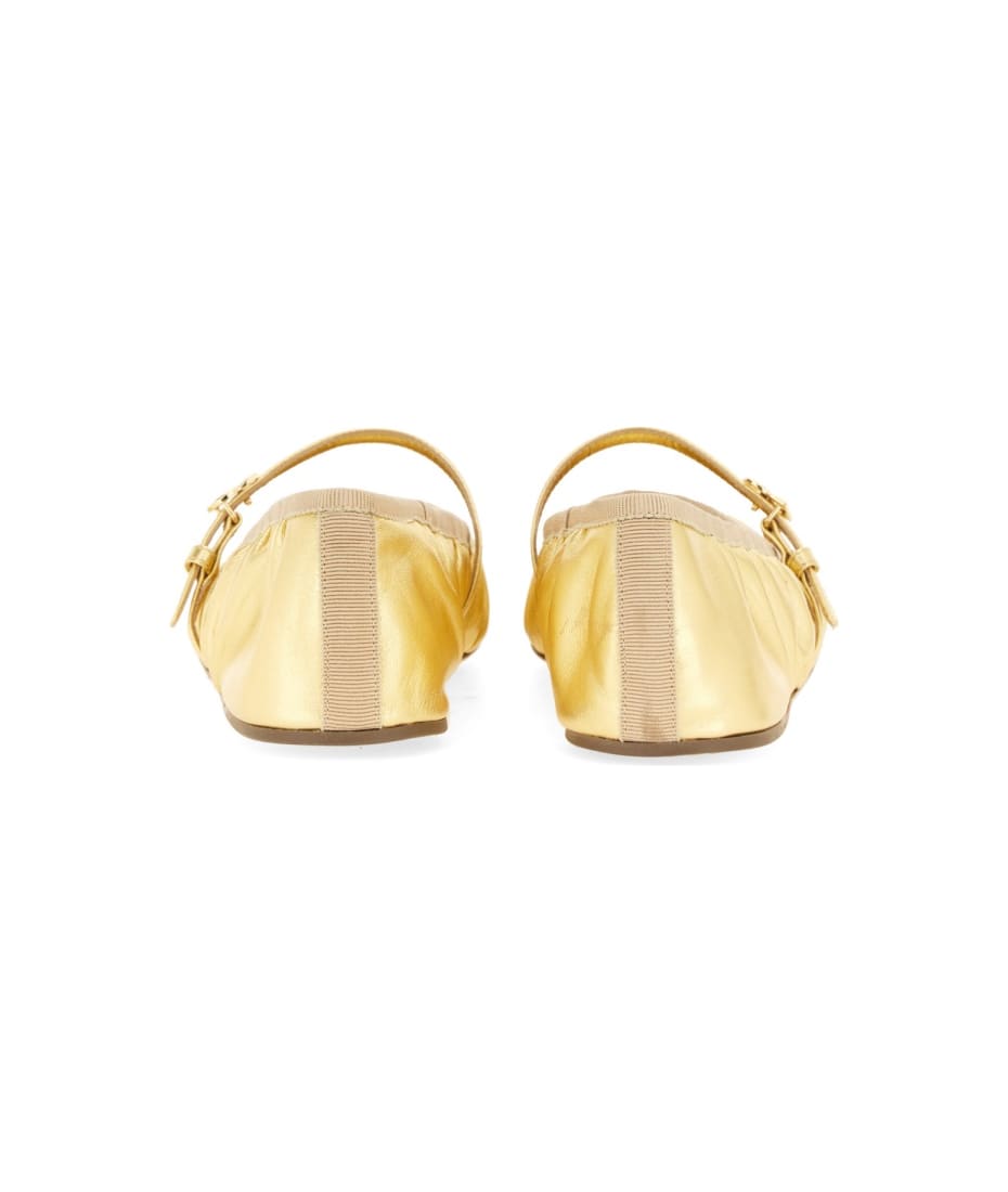 Dolce & Gabbana Mordoré Nappa Ballerina | italist