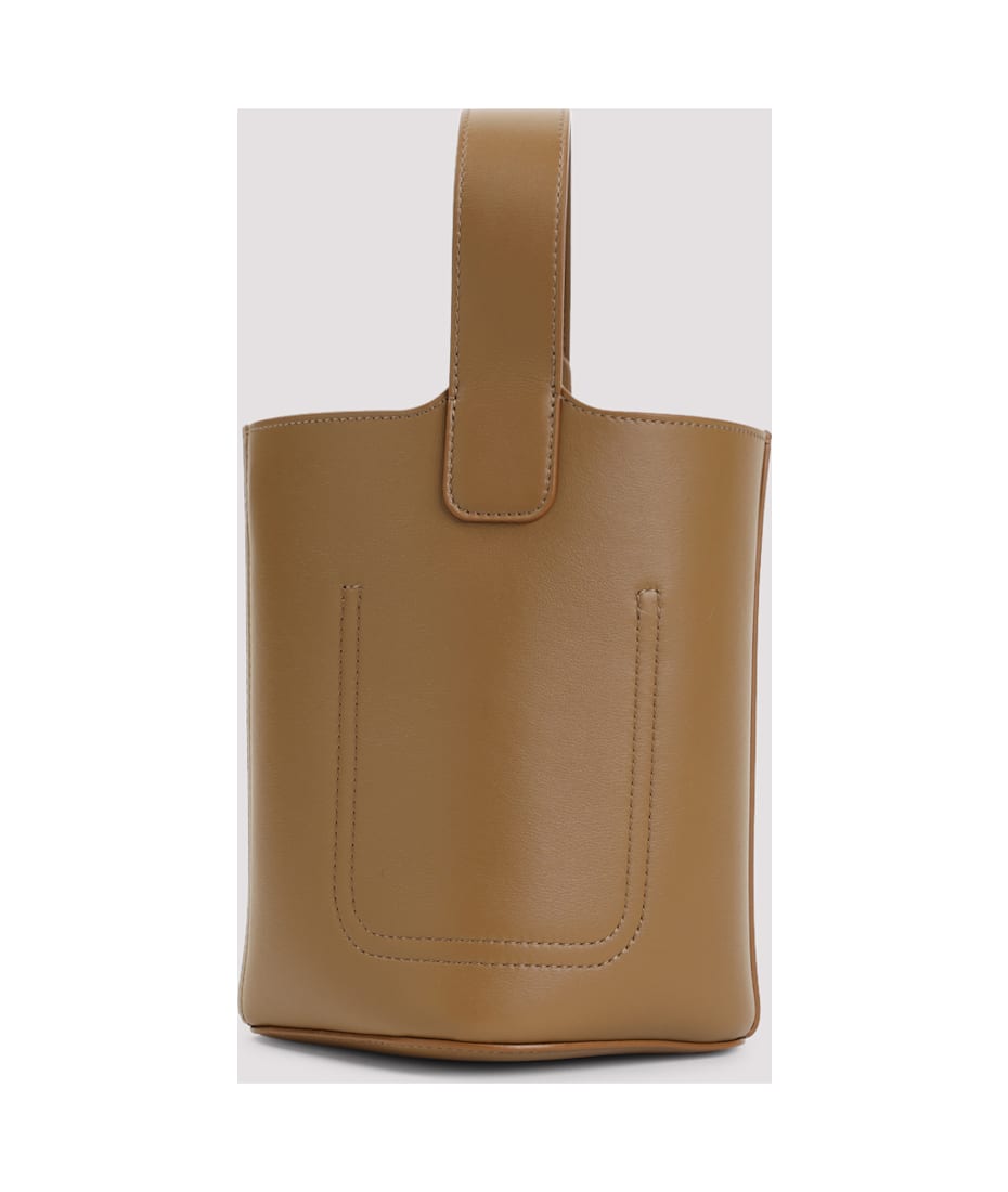 Loewe Mud Leather Mini Pebble Bucket Bag | italist