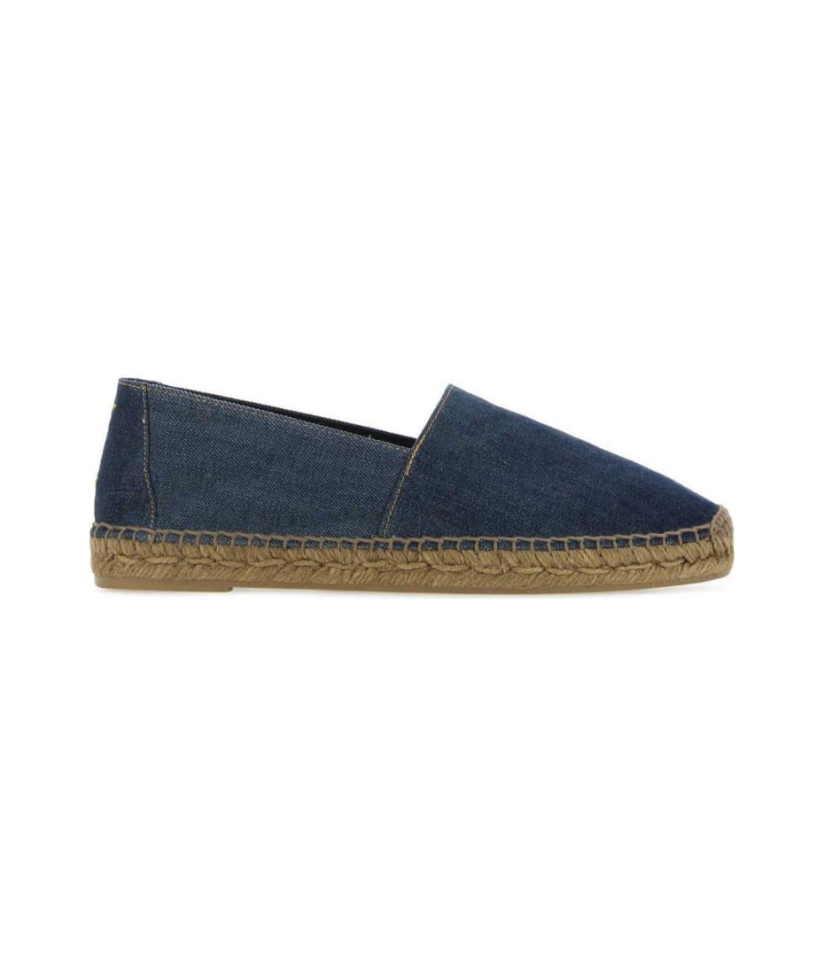 Saint Laurent Ysl Embroidered Slip-on Espadrilles | italist