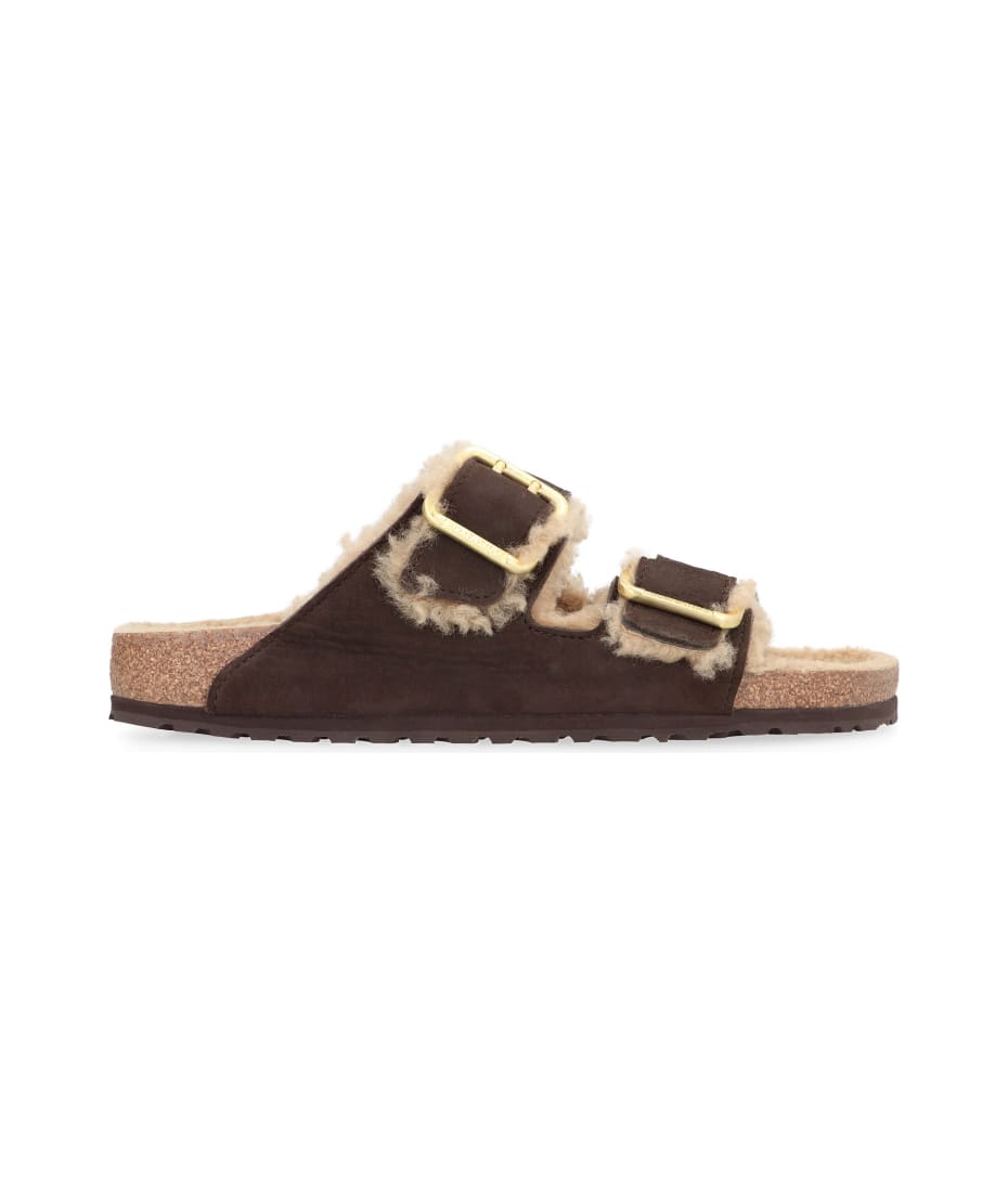 新品 BIRKENSTOCK ARIZONA SHEARLING Arizona Shearling Suede Leather in Color Mink | BIRKENSTOCK US