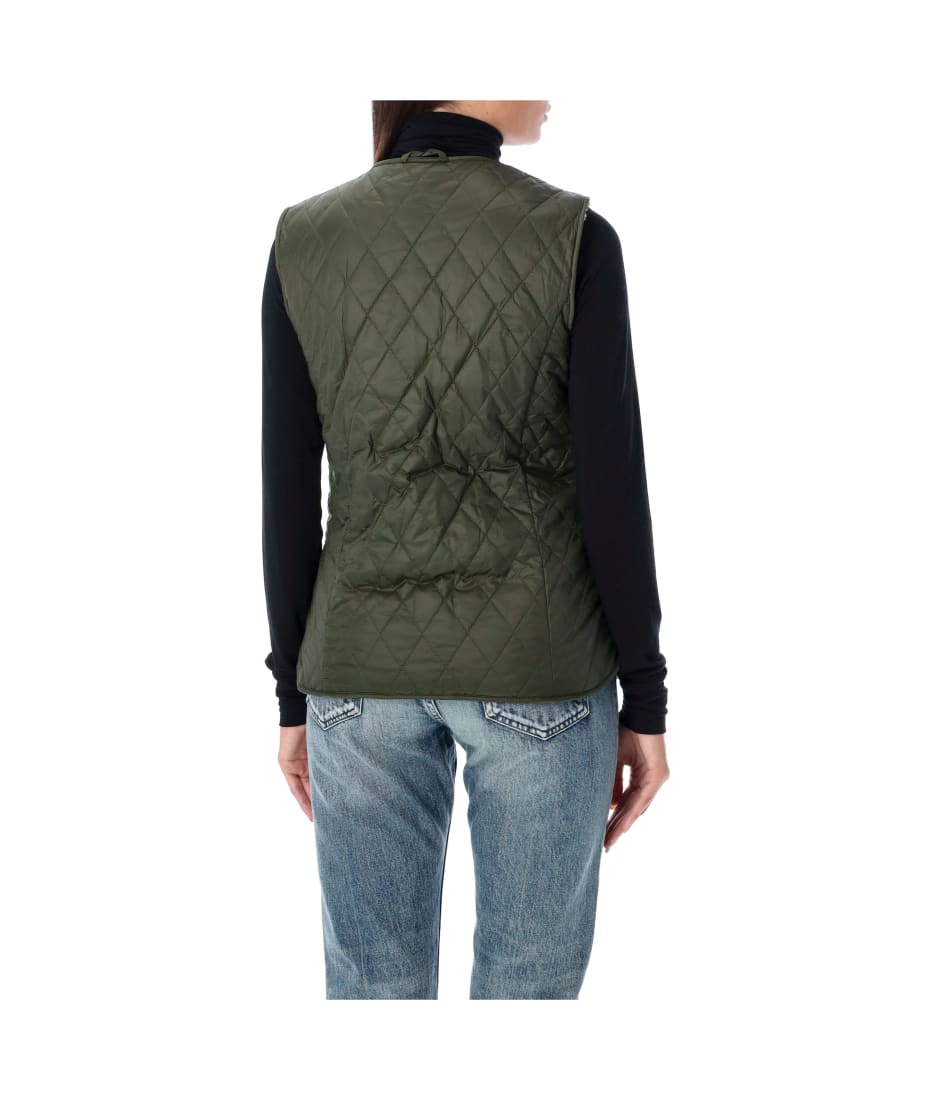 England製 Barbour SL Liner Wool vest Barbour Polarquilt Liner Vest - Olive | Vests | Huckberry
