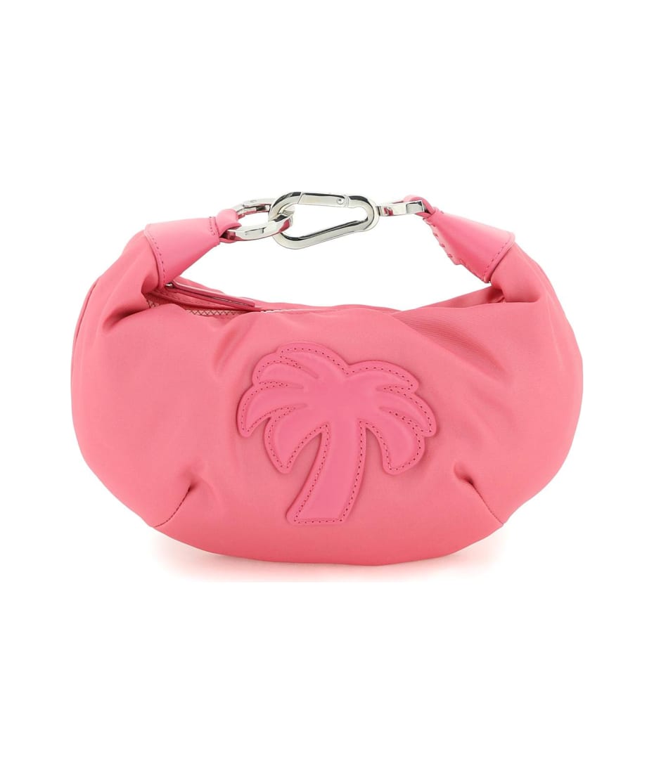 トートバッグ PALM ANGELS Dark Pink Fabric Big Palm Handbag Palm Angels Dark Pink Fabric Big Palm Handbag | italist