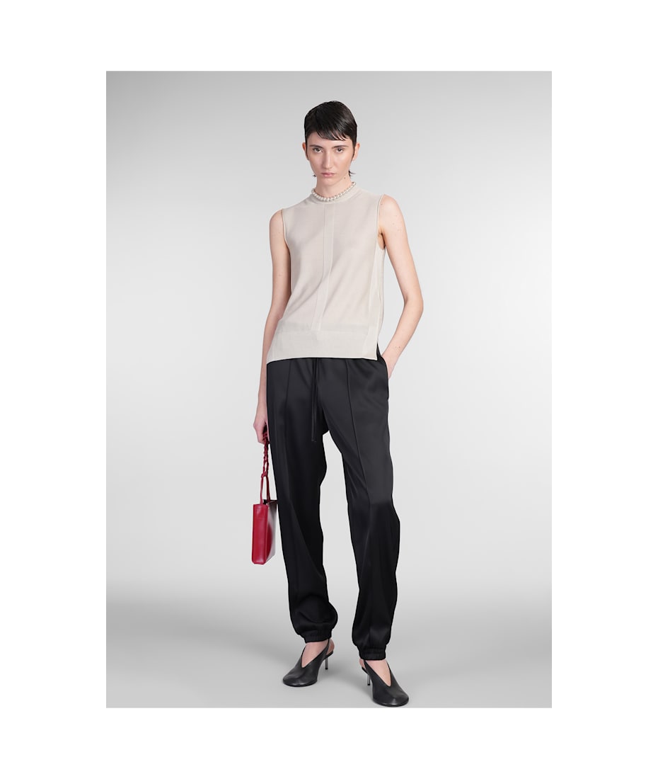 【送料&関税込】Jil Sander Trousers 07 Pants In Black Viscos Jil Sander Trousers 07 Pants In Black Viscose | italist