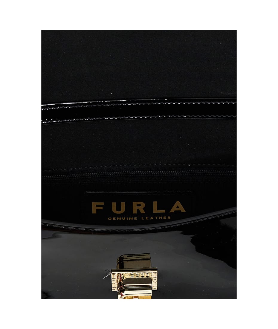 Furla 'zoe' Small Shoulder Bag - Black  