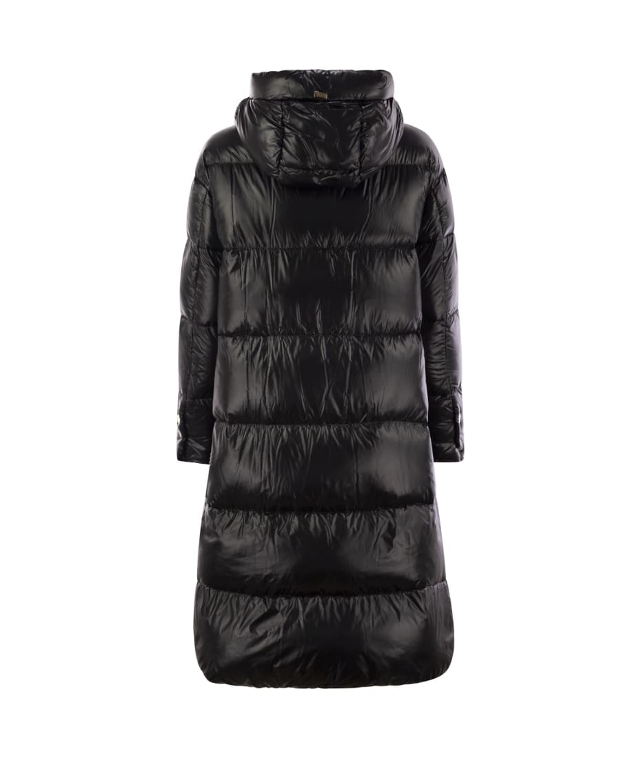 Herno Long Down Jacket With Hood | italist