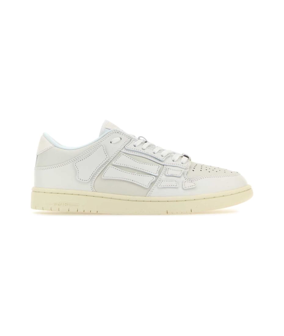 スニーカー Amiri White Leather Skel Sneakers AMIRI White Leather Skel Sneakers | italist