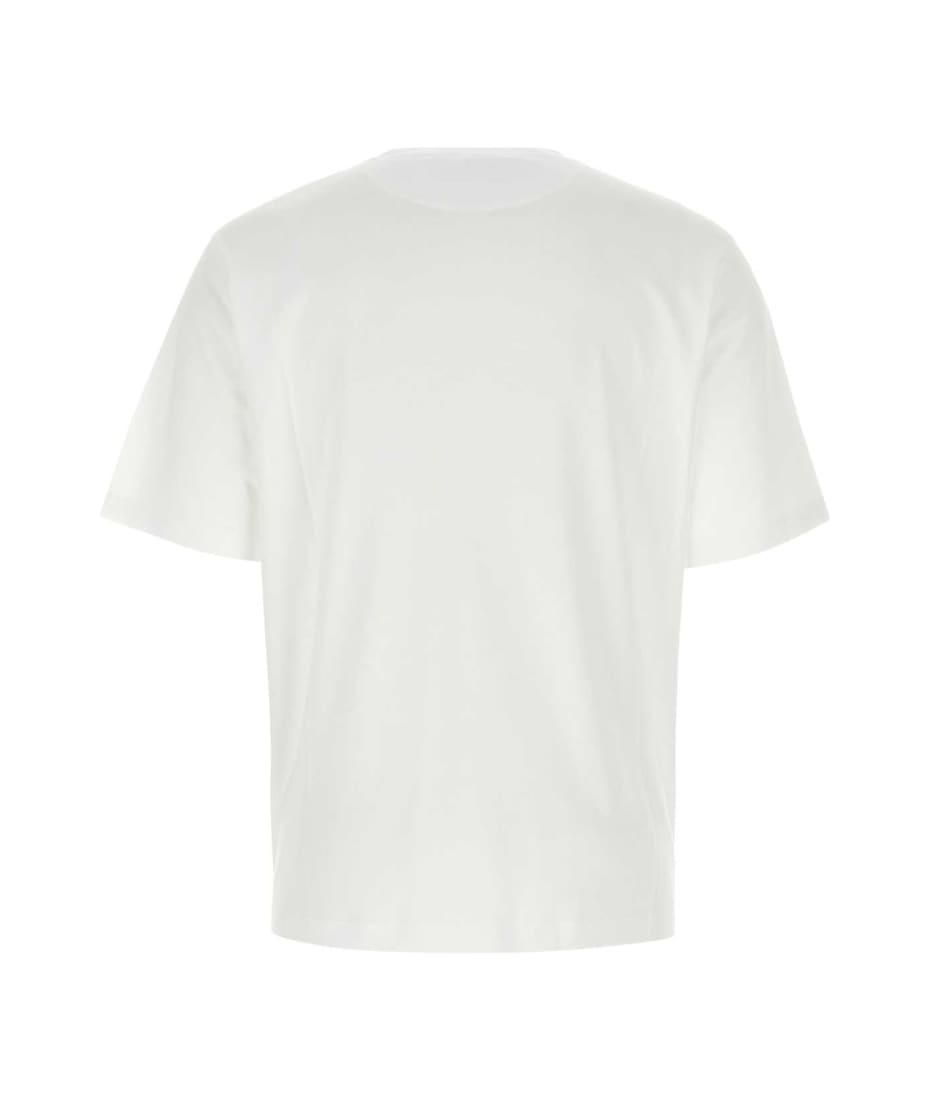 Tシャツ・カットソー PRADA White cotton oversize t-shirt (3558AS21111CD F0009) White Cotton T-shirt | PRADA