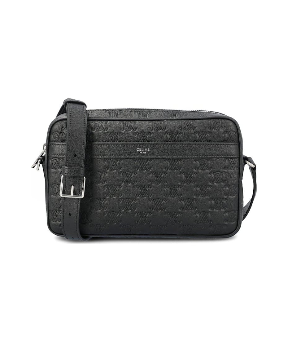 Celine Triomphe Embossed Medium Messenger Bag | italist