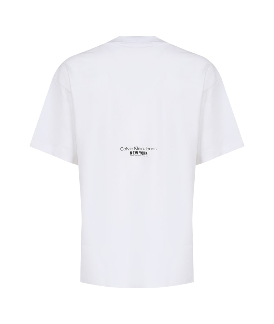 Calvin Klein Oversized Embroidered T-shirt italist, ALWAYS LIKE SALE