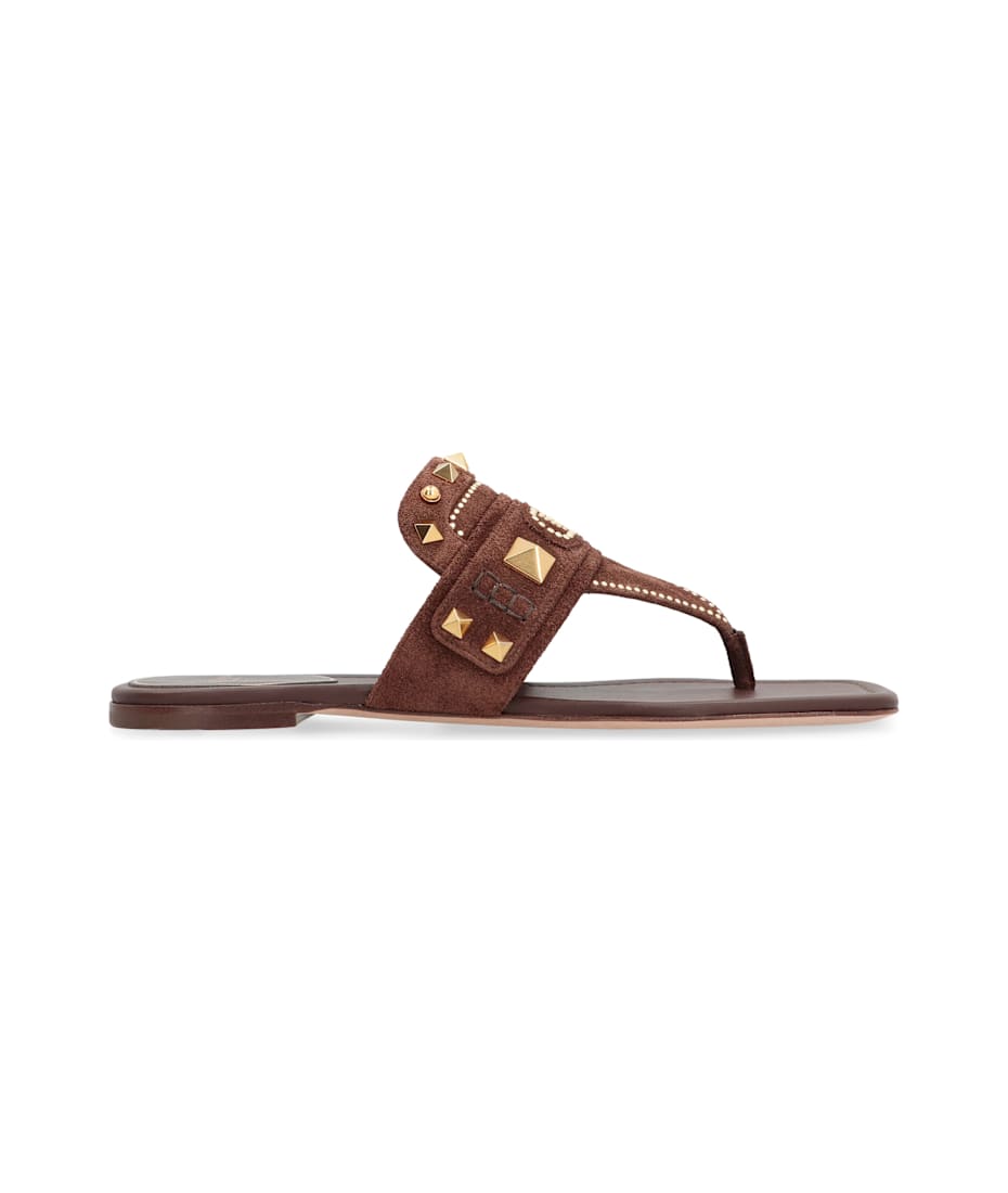 Valentino Garavani Plaster Caster Suede Sandals | italist