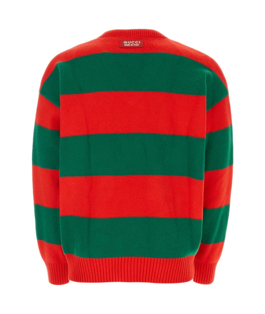【送料&関税込】Gucci Embroidered Stretch Wool Blend Cardiga Gucci Embroidered Stretch Wool Blend Sweater | italist