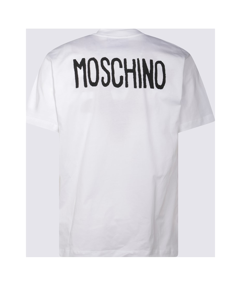 【送料&関税込】Moschino White Cotton T-shirt Moschino White Cotton T-shirt | italist
