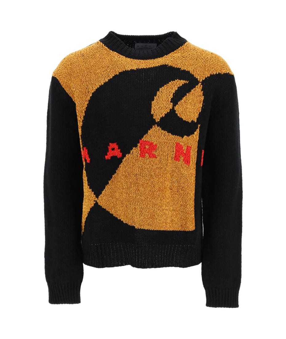 【送料&関税込】Marni Pullover With Inlaid Logo Marni Pullover With Inlaid Logo | italist
