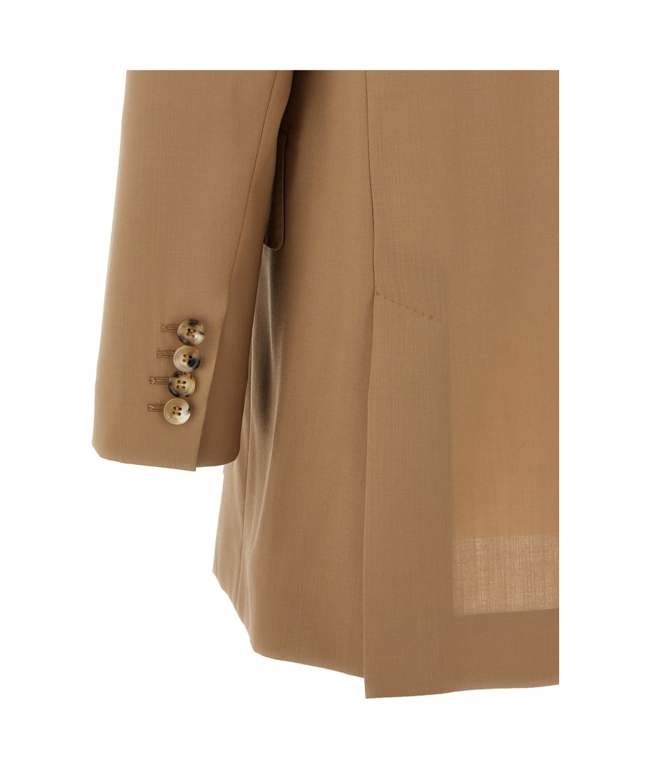 ジャケット Max Mara FW24 'Nebbie' blazer (NEBBIE 002) MAX MARA Nebbie double-breasted wool blazer | NET-A-PORTER