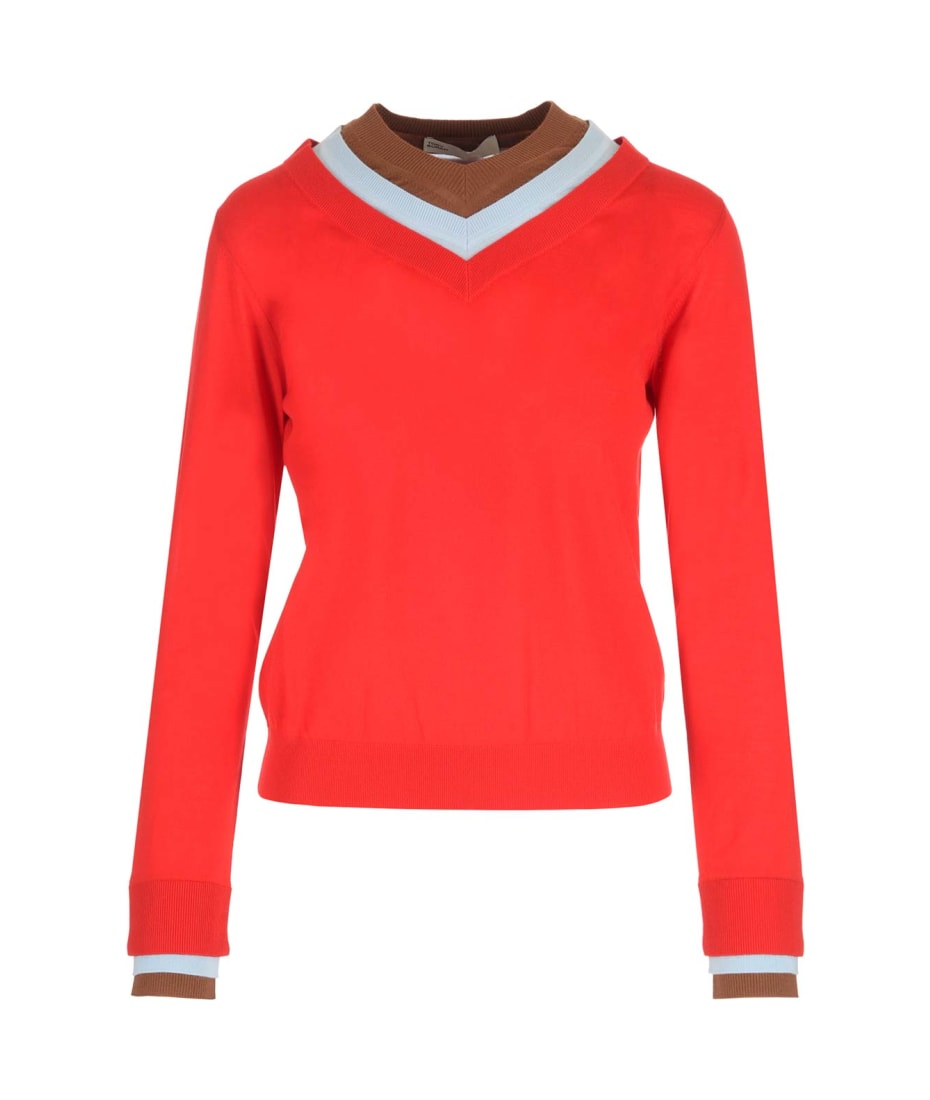 Tory Burch Triple Color-block Sweater | italist