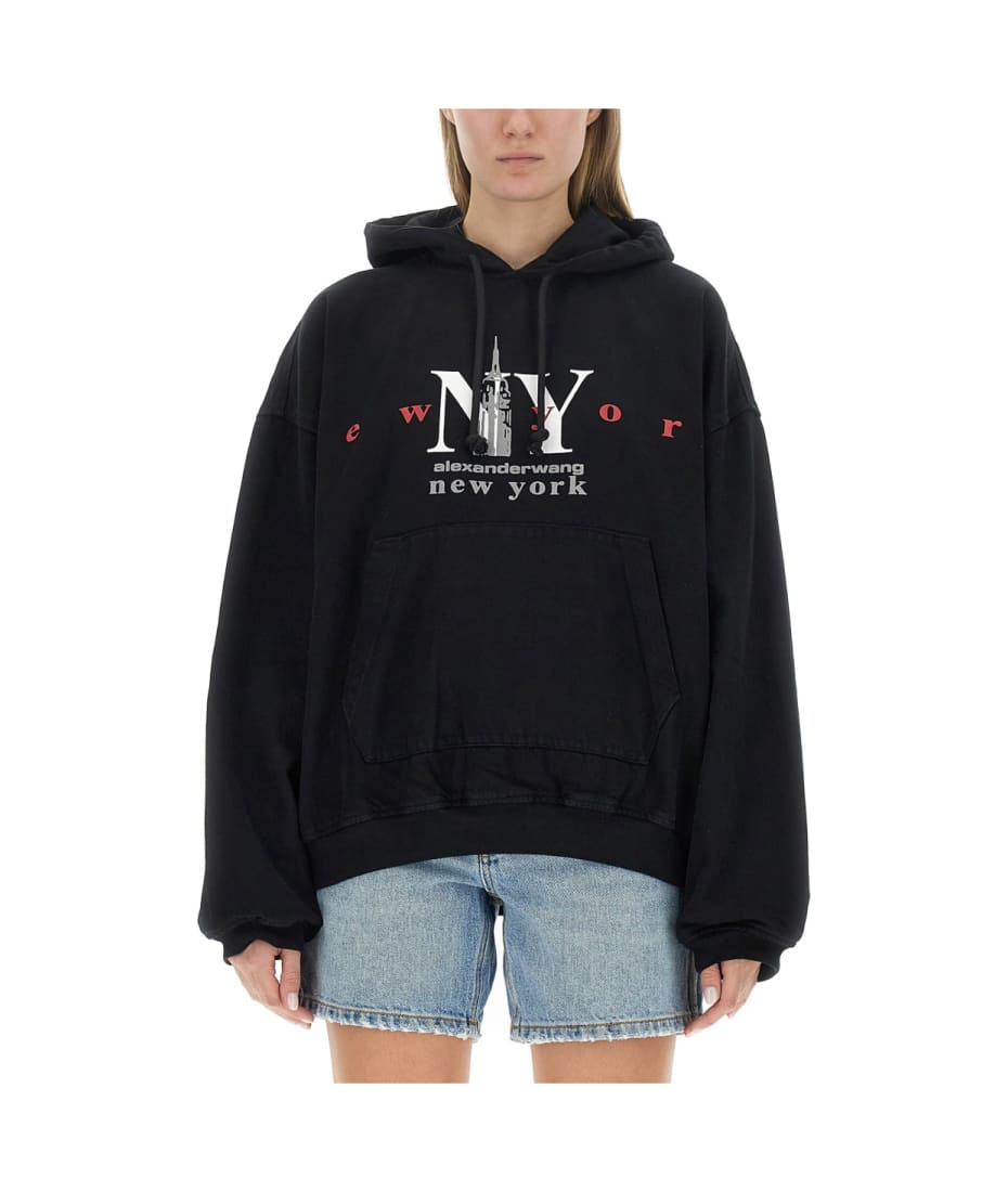 その他 T by Alexander Wang SWEATSHIRT WITH LOGO (4CC3241519_050) T by Alexander Wang Sweatshirt with logo | Women's Clothing