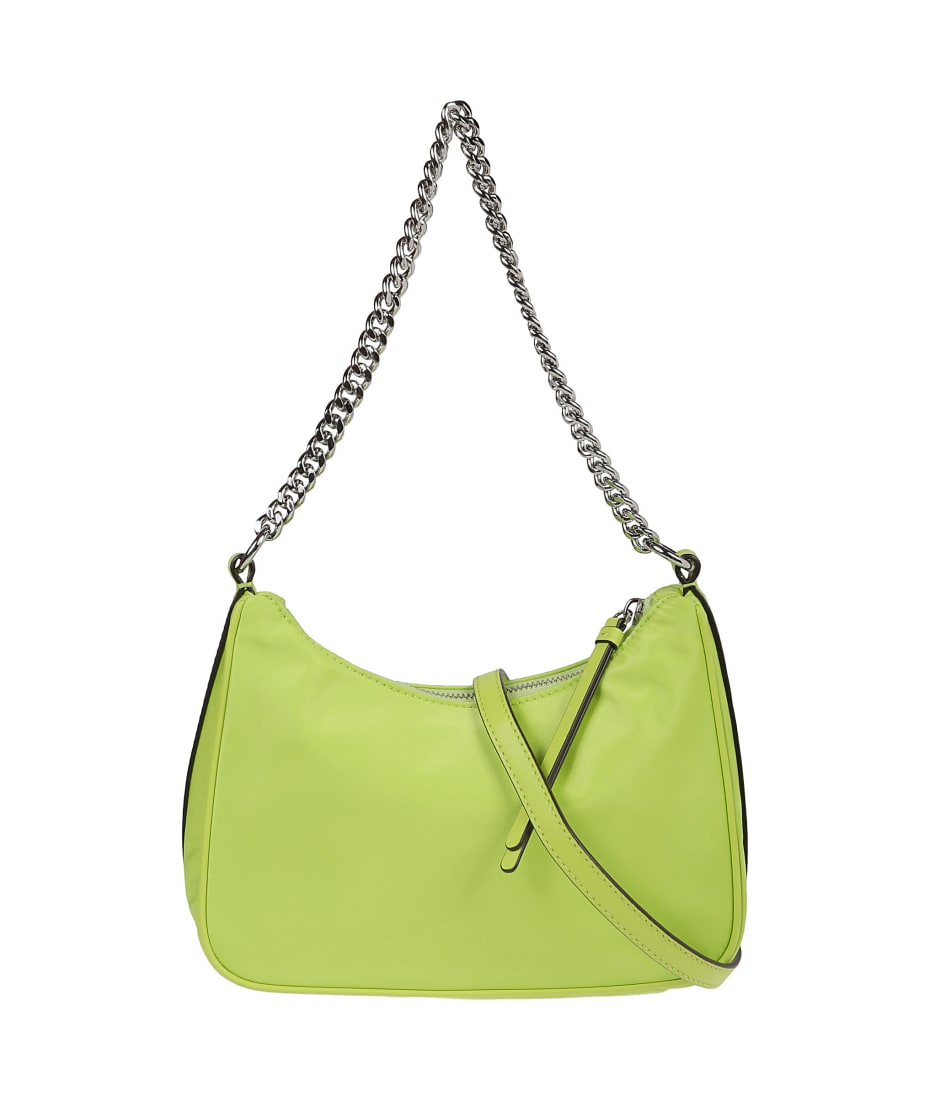 Michael Kors Medium Convertible Pochette Crossbody Bag in Green