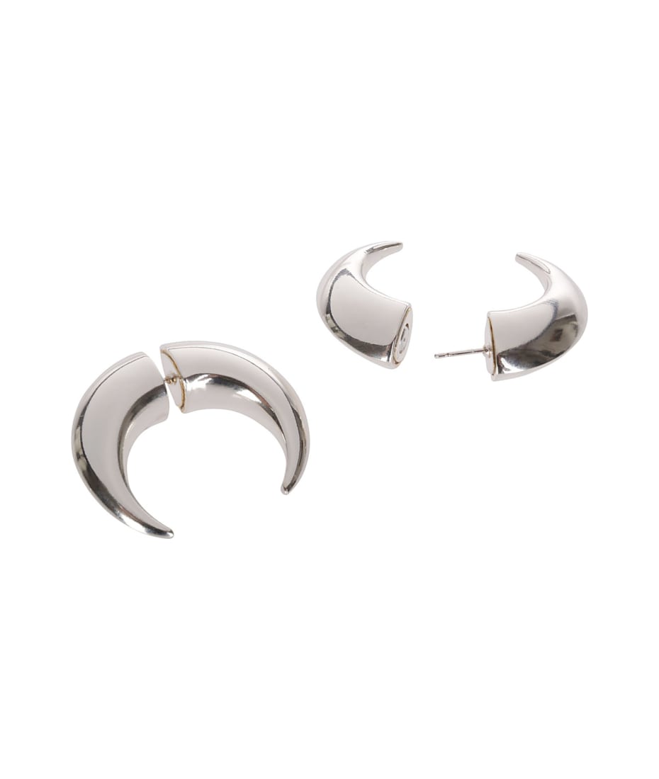 Marine Serre Regenerated Tin Chamanic Stud Earrings | italist