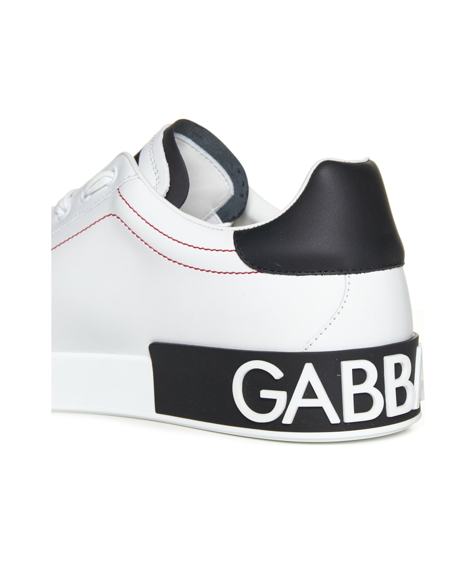 Dolce & Gabbana Portofino Sneakers - white/black