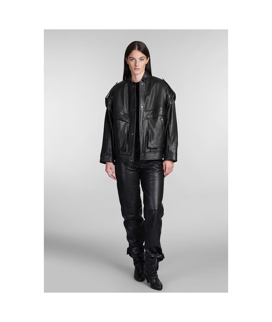 レザージャケット・コート SALVATORE SANTORO Women Leather Jackets 45003 D BLACK Salvatore Santoro Leather Jacket In Black Leather | italist